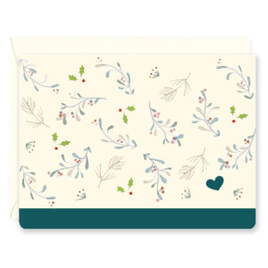 Pine Green Holiday Note Cards