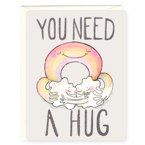 Rainbow Hug Greeting Card